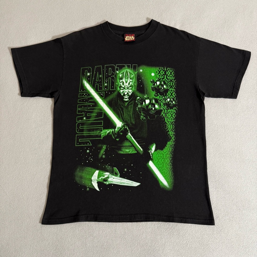 Vintage Star Wars Darth Maul Movie T-shirt Size M The Phantom Menace Episode 1